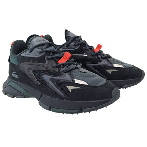 LACOSTE ���R�X�e L003 NEO TECH 224 1 SMA �����Y ���[�J�b�g�X�j�[�J�[ 48SMA0062 �u���b�N/�I�����W(Z83) �X�|�[�c�J�W���A�� ���U�[ BLACK �R�C ���[�X�A�b�v ���i����
