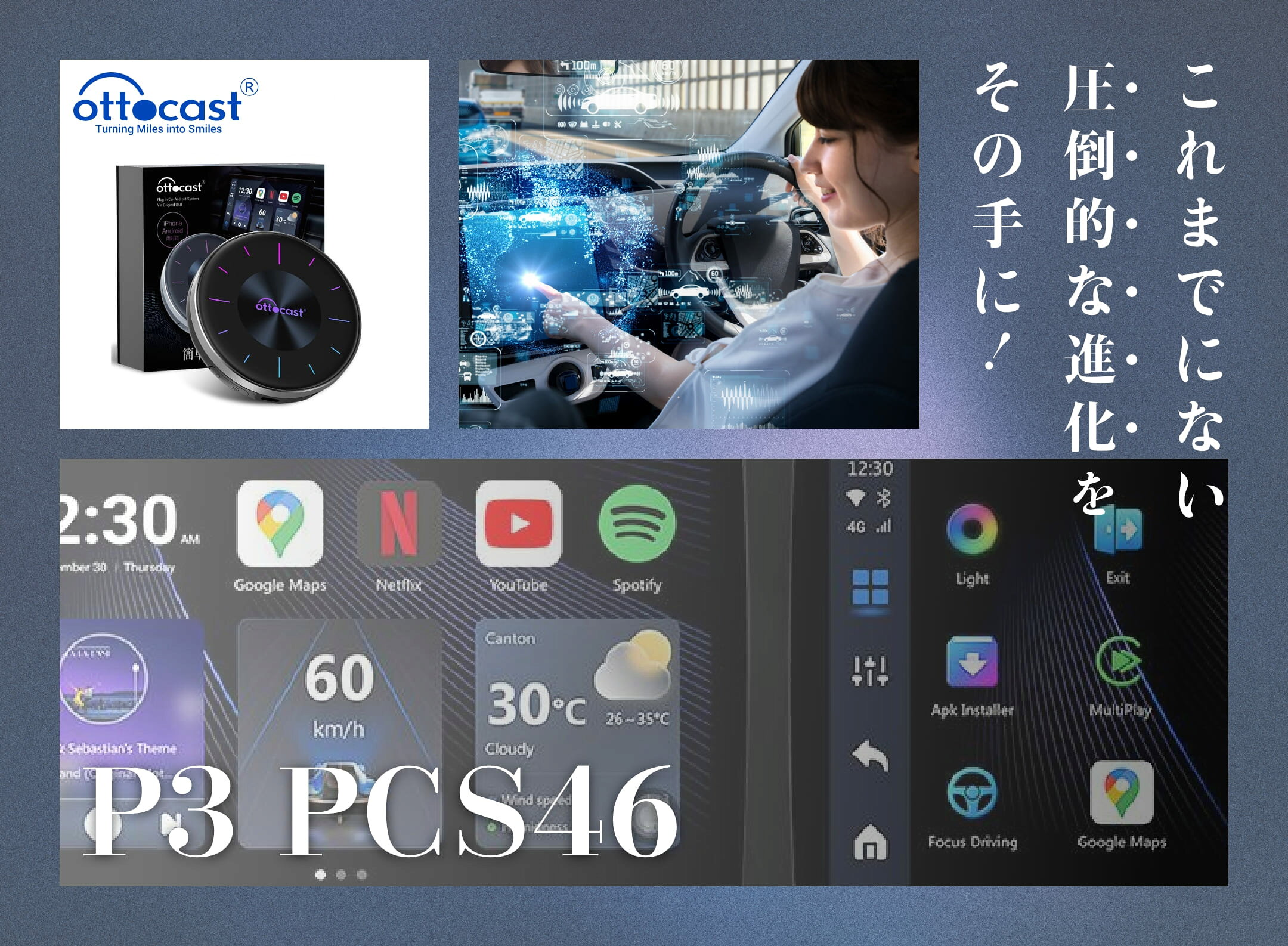 P3 PCS46で圧倒的な進化をその手に！