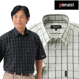 �s�G���b�` Pierucci �ȍ��`�F�b�N�������V���c ���T�C�Y2�F�g �J�W���A���V���c �����Y �t�ďH 40�� 50�� 60�� GV-051-SAI