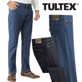 ストレッチ素材 TULTEX タルテックス ナチュラルシルエットデニムパンツ 同サイズ2色組 選べる股下 春夏秋冬 40代 50代 60代 23160-SAI