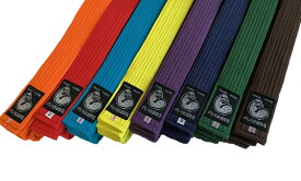 空手 色帯 ダルマ武道具店 //空手 少林寺 karate おび 空手帯 黒 青 茶 黄 緑 紫 オレンジ 橙 色帯 空手衣 空手着 フルコン空手 送料無料