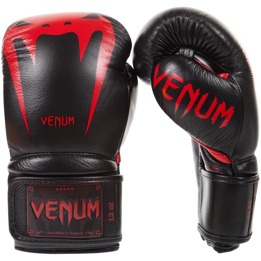 スパーリンググローブ ボクシング キックボクシング 送料無料 VENUM グローブ GIANT Giant ブラックデビル Boxing 本革 激安特価品 Gloves ボクシンググローブ 卸直営 3.0