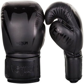 VENUM ボクシング グローブ GIANT 3.0 （ブラック×ブラック） VENUM-2055-114 //スパーリンググローブ ボクシング キックボクシング 本革 送料無料