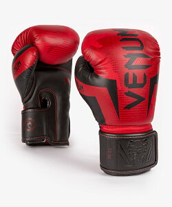VENUM ボクシング グローブ ELITE BOXING GLOVES （レッド×カモ） //スパーリンググローブ ボクシング キックボクシング フィットネス 送料無料