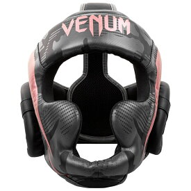 VENUM ヘッドガード ELITE HEADGEAR （ブラック×ピンクゴールド） VENUM-1395-537 //ボクシング スパーリング キックボクシング ヘッドギア 格闘技 防具 送料無料