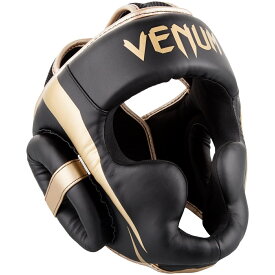 VENUM ヘッドガード ELITE HEADGEAR （ブラック×ゴールド） VENUM-1395-126 //ボクシング スパーリング キックボクシング ヘッドギア 格闘技 防具 送料無料
