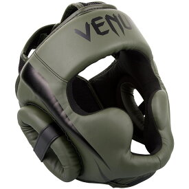 VENUM ヘッドガード ELITE HEADGEAR （カーキ×ブラック） VENUM-1395-200 //ボクシング スパーリング キックボクシング ヘッドギア 格闘技 防具 送料無料