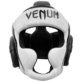VENUM ヘッドガード ELITE HEADGEAR （ホワイト×カモ） VENUM-1395-053 //ボクシング スパーリング キックボクシング ヘッドギア 格闘技 防具 送料無料