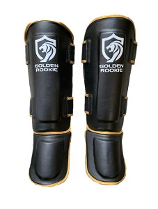 GOLDENROOKIE レッグガード ニュー プロシンガード 左右セット //キックボクシング レガース 脛サポーター 防具 プロテクター 送料無料