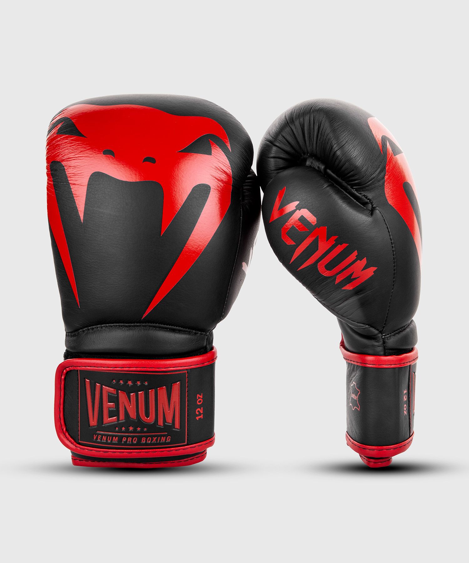 VENUMの最高峰ボクシンググローブ VENUM ボクシング グローブ GIANT 2.0 PRO BOXING ブラック×レッド 爆売り キックボクシング GLOVES スパーリンググローブ フィットネス ベロクロ ボクササイズ 送料無料 セール