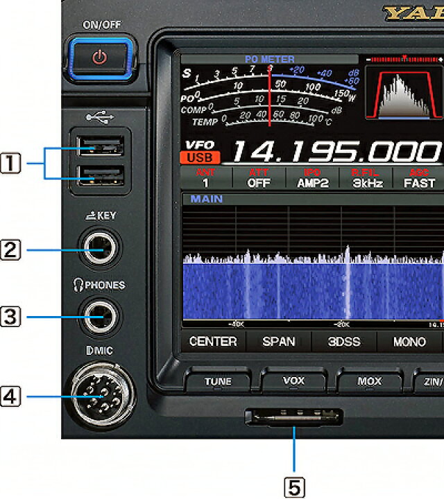 楽天市場】FTDX101D 100Wバージョン YAESU HF/50MHz帯 トランシーバー 