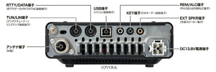 楽天市場】FT-891 100W機 YAESU HF/50MHz帯 オールモードフィールド 