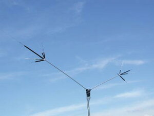 HFV5 第一電波工業(ダイヤモンド) 7/14/21/28/50MHz帯 短縮V型ダイポールアンテナ アマチュア無線 HFV-5【他の商品と同梱不可】