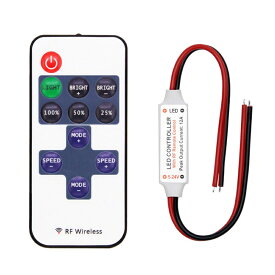 LEDテープライト リモコン ワイヤレス 調光器 led コントローラー