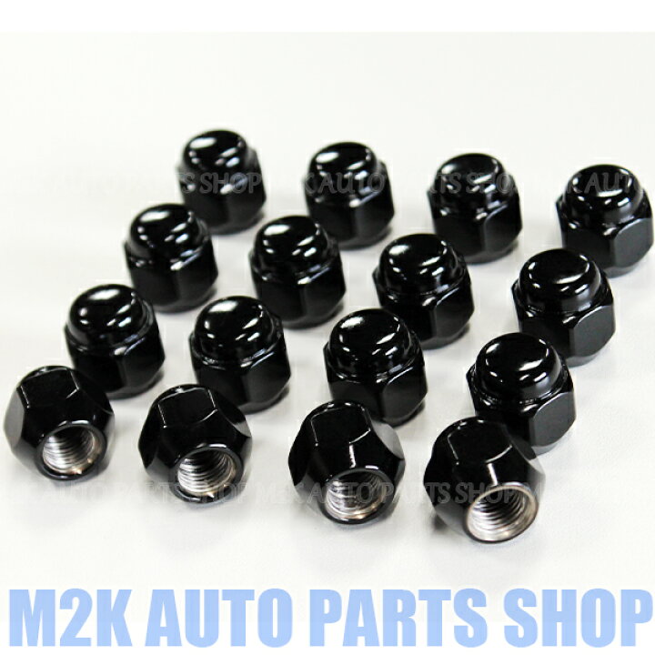 ホイールナット 軽自動車向け ショートナット ブラック 16個 M12 P1.25 P1.5 19HEX 21HEX ムーブ タント ミラ スペーシア ワゴンR NBOX : M2K AUTO PARTS ホイールナット 軽自動車向け ショートナット ブラック 16個 M12 P1.25 P1.5 19HEX 21HEX ムーブ タント ミラ スペーシア ワゴンR NBOX : M2K AUTO PARTS