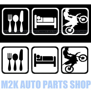 EAT SLEEP It[h oCN XebJ[ 1 It gC ^[h Z[ CRF WR250 DT125 DR-Z WFx KLX DgbJ[ ubN zCg