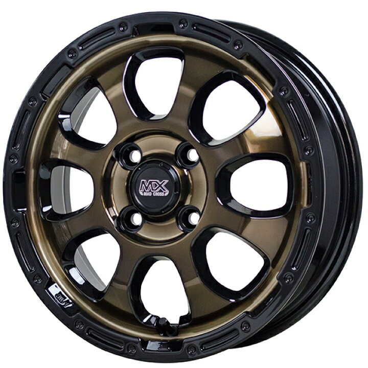 楽天市場】14インチ マッドクロス グレイス 4.5J+45 4H-100 4本 