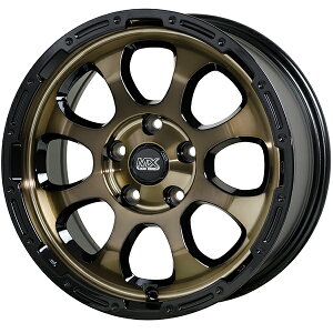 【お買い物マラソン最大28倍】 17インチ マッドクロス グレイス 7J+45 5H-114.3 4本 ホイール ブロンズ 業販