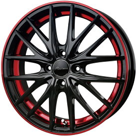 【お買い物マラソン最大27倍】 スタッドレス 155/65R14 4本 14インチ ホイール M1 ブラック レッドクリア ムーブ ワゴンR タント N-WGN N-BOX ミラ