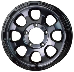 16インチ マッドクロス グレイス 5.5J+20 5H-139.7 1本 ホイール ブラッククリア ジムニー 業販