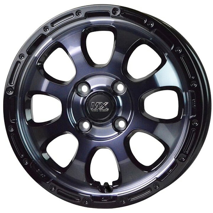 楽天市場】12インチ マッドクロス グレイス 4.00B 4J+43 4H-100 4本 