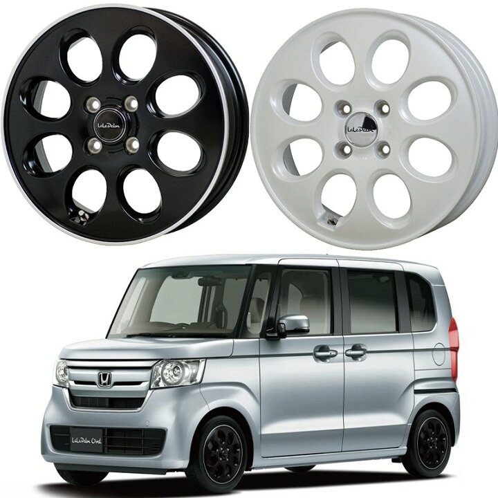 楽天市場】15インチ ララパーム オーバル 4.5J+45 4H-100 4本 ワゴンR 