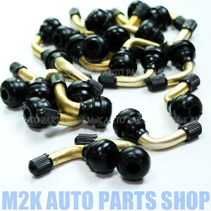 【お買い物マラソン最大28倍】 エアバルブ PVR70 40個 L型 ゴムバルブ バイク スクーター 原付 ATV バギー バルブ