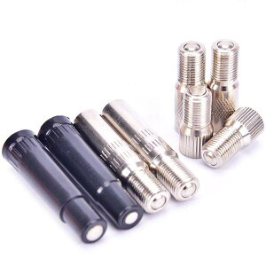 【お買い物マラソン最大28倍】 バルブ エクステンション 4個 19mm 28mm 39mm 金属製 樹脂 エアバルブ エアーバルブ 車 バイク チューブレス ストレート