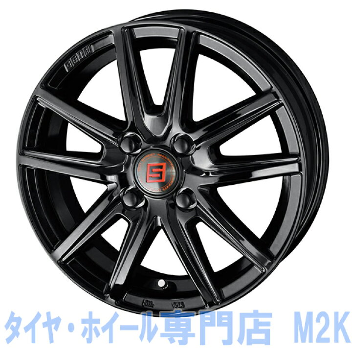 楽天市場】17インチ SEIN SS ザイン ブラック ホイール 7.5J +25 6H  