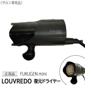 【あす楽/送料無料】[LOUVREDO] ルーヴルドー 復元ドライヤー mini LJ-365C1 ブラック ミニ 正規品 サロン専売品 　持ち運び ヘアドライヤー 低温 頭皮マッサージ カッサ ヘアケア ボディケア コンパクト