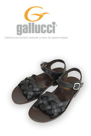 gallucci [ガルッチ] メッシュウェーブ サンダル 子供 サンダル レザー イタリア製