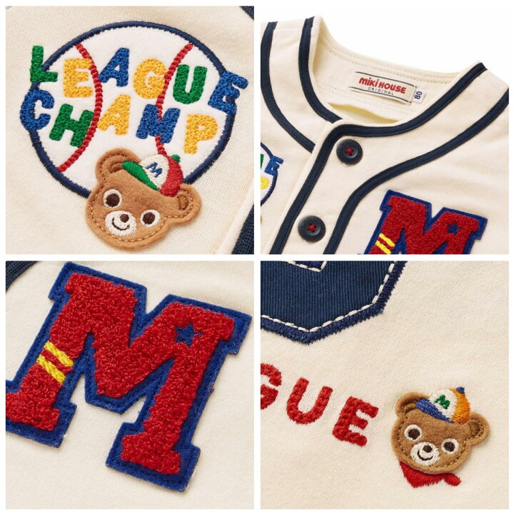 楽天市場】セール30%OFF！ミキハウス ユニフォーム風 長袖Tシャツ 