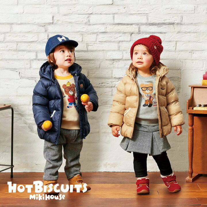 楽天市場】セール30%OFF！ホットビスケッツ クマ耳付き 中綿ジャンパー  