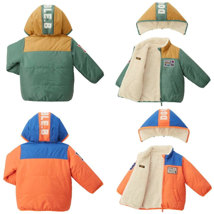 楽天市場】セール30%OFF！ダブルビー ボアリバーシブル ジャンパー  