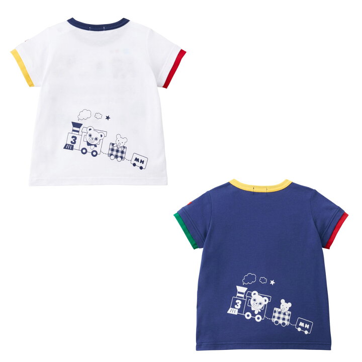 楽天市場】セール30%OFF！ミキハウス プッチートレイン 半袖Tシャツ 