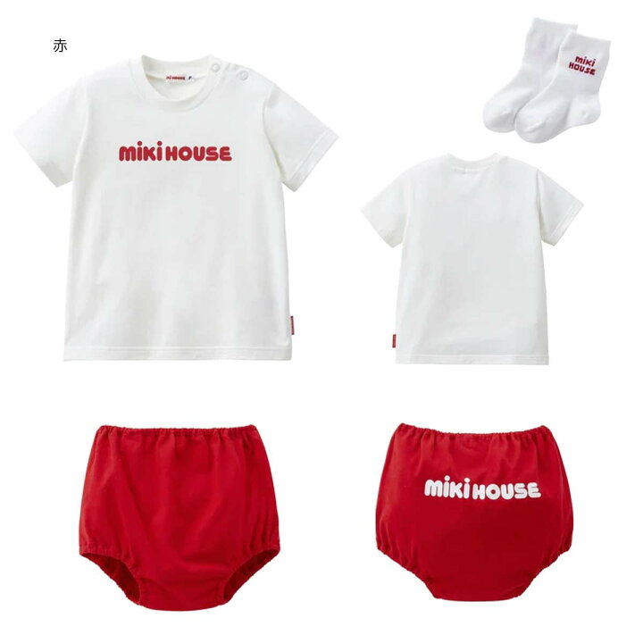 楽天市場】ミキハウス ブルマ ソックス 半袖Tシャツ 3点セット ギフト 