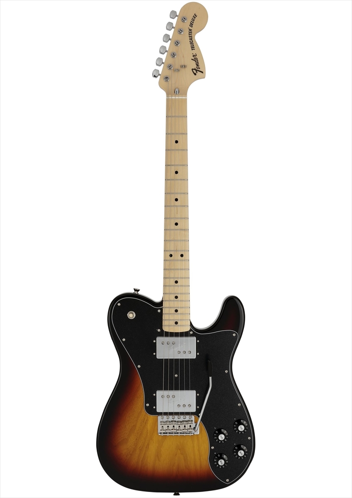 Fender Made in Japan Limited 70s 贈答 Telecaster Sunburst Deluxe Fingerboard with Tremolo お気にいる Maple 3-Color