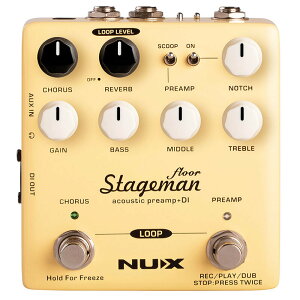 NUX�@Stageman Floor (NAP-5) -acoustic preamp + DI-