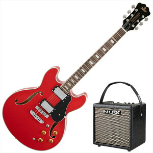 Aria Pro II セミアコ−スティックギター TA-200 RD 【アンプセット】