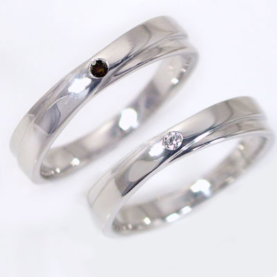 リング ブラックダイヤ ペアリング 指輪の人気商品・通販・価格比較 