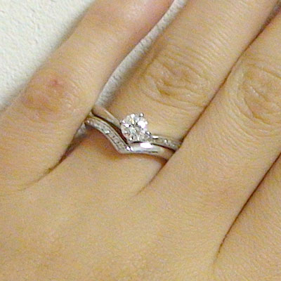 【楽天市場】婚約指輪 プラチナ エンゲージリング ダイヤモンド 0.5 
