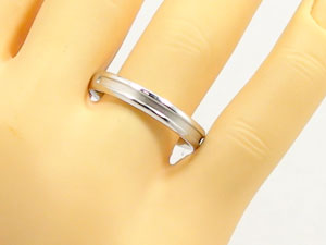 結婚指輪 ペアリング ホワイトゴールドK10 マリッジリング ダイヤモンド ペア2本セット K10wg 指輪 ダイヤ 0.10ct【送料無料】 |  MAオリジンジュエリー