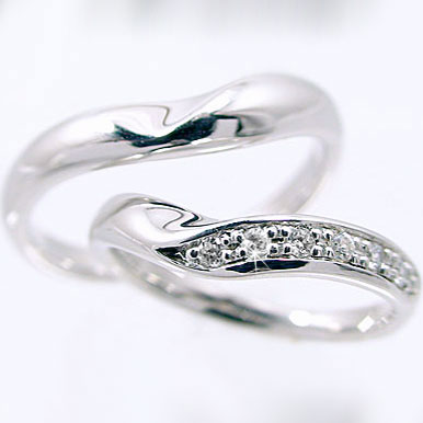 ペアリング 2本セット プラチナ900 結婚指輪 マリッジリングにおすすめ 出色 送料無料 新年の贈り物 マリッジリング V字ライン ペア 0.08ct 指輪 Pt900 リング ダイヤ ダイヤモンド