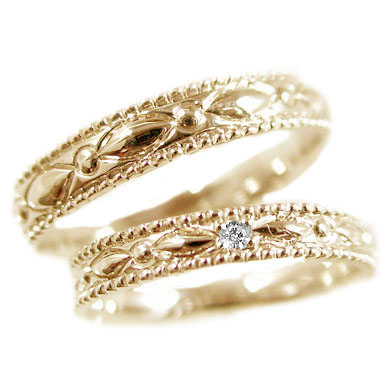 結婚指輪 マリッジリング イエローゴールドk18 ペア2本セット ダイヤモンド 最高級のスーパー ペアリング 贈り物 K18 送料無料 海外 プレゼントにおすすめ 0.01ct 指輪 ダイヤ