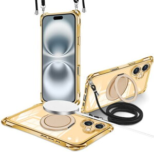 iPhone 16 p P[X cΉ 360° ]X^h O }Olbg MagSafe Ή CX[dΉ  phone 16 P[X | ΂߂ | ϏՌ ԍڃz_[ Ή Xgbv