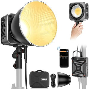 (�������͓X) ZHIYUN MOLUS G200 COB�B�e���C�g 200W�r�f�I���C�g �o�C�J���[2700K-6500K ���y�ʏ��^�{�f�BBowens�}�E���g��N���[�J�[�ۏ؁v