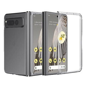 For Google Pixel Fold P[X O[O sNZ Fold Jo[ NX^NA  PCf ɂ Xt{fBیP[X Google Pixel Fold Ή