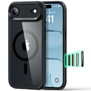 ESR iPhone Air �P�[�X �ɔ� ���C�����X�[�d �X�g���b�v�z�[���t�� �G�A�K�[�h�R�[�i�[ 25W�����[�d Qi2.2�Ή� 4H���ɋ����w�� ���h�~ ����~�� �w��h�~ �ϏՌ� �ω��� �}�O�l�b�g�X�}�z�P�[