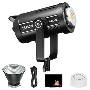 Godox SL150III 160W LEDBeCgABowensCX^[Vʐ^X^WICgAAo͏ƖA8̃vZbgƖʃTCg[hACuu[hLXgArfIA̎B