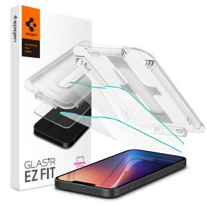 Spigen iPhone 16e �K���X�t�B���� iPhone14/13/13Pro �Ή� �ی�t�B���� �Z���T�[�I�[�v���^�C�v �\��t���L�b�g�t�� 9H�����K���X 2���� �i�m�R�[�e�B���O ��U�h�~ AGL03385